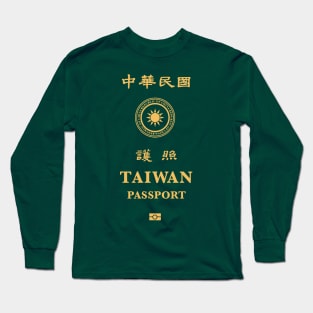 Taiwan passport Long Sleeve T-Shirt